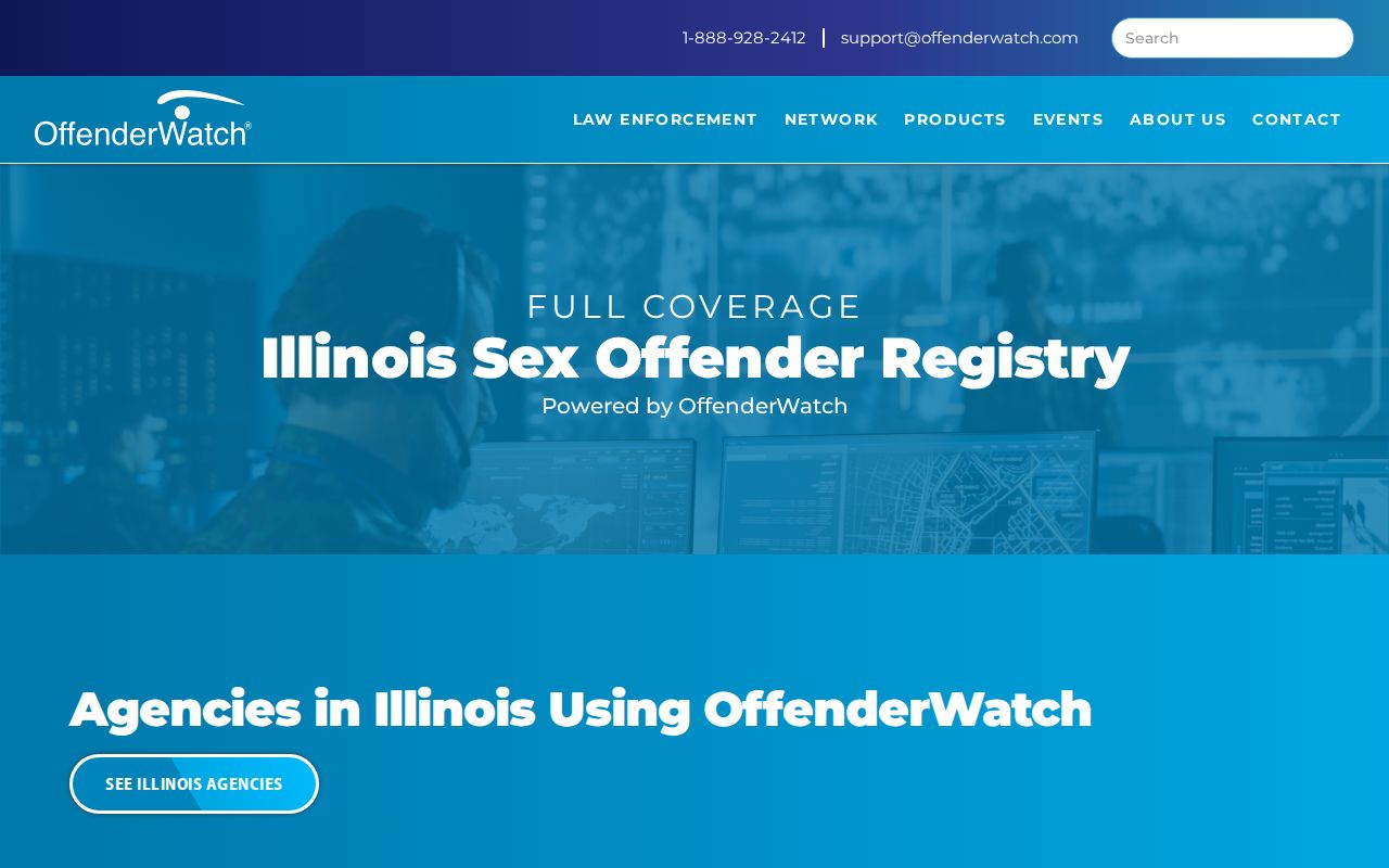 Hancock County Illinois Offender Watch registry and custody-alert information page